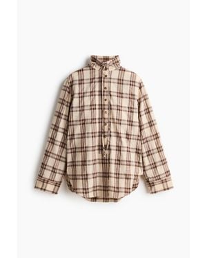 H&M Chemise Avec Col À Nouer - Neutre