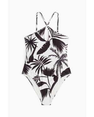H&M Maillot de bain paddé avec ouverture - Blanc