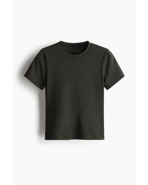 H&M Top De Yoga Léger Softmove - Noir