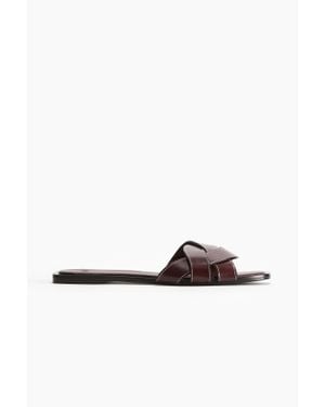 H&M Sandales Tressées - Blanc