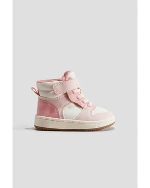 H&M Sneakers À Ouverture Devant - Rose