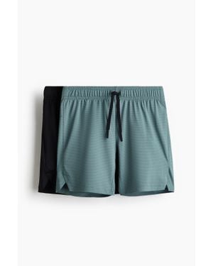 H&M Lot De 2 Shorts De Sport Drymove - Vert
