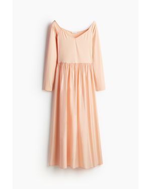 H&M Robe Épaules Nues - Orange