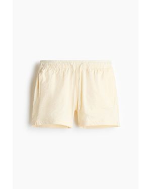 H&M Short de bain en seersucker - Neutre