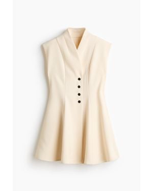 H&M Robe Portefeuille Avec Jupe Évasée - Neutre