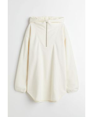 H&M Mama Sweat Oversize En Tissu Polaire - Blanc