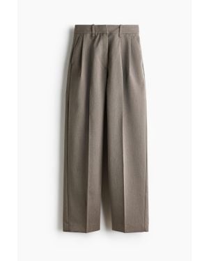 H&M Pantalon Chic En Twill - Marron