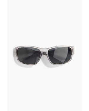 H&M Lunettes De Soleil Rectangulaires - Noir