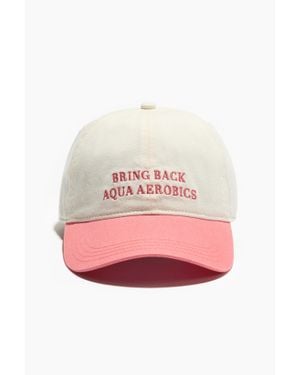 H&M Casquette En Twill De Coton Avec Motif - Rose