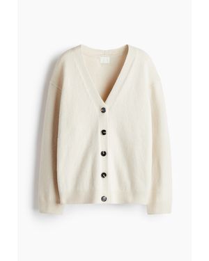 H&M Gilet En Maille - Blanc