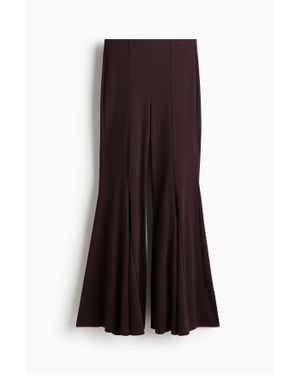H&M Pantalon évasé - Marron