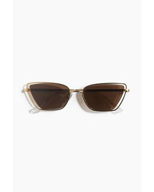 H&M Lunettes de soleil cat-eye - Métallisé
