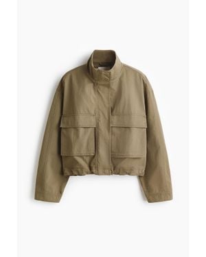 H&M Veste Utility Wear Oversize - Neutre