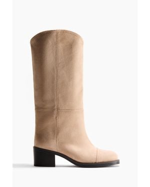 H&M Bottes de hauteur genou - Neutre