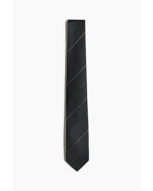 H&M Cravate à motif - Noir