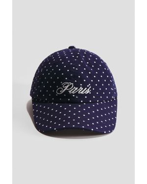 H&M Casquette En Twill À Nouer Sur L'Arrière - Bleu
