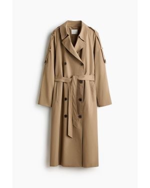 H&M Trench-coat à fermeture croisée - Neutre