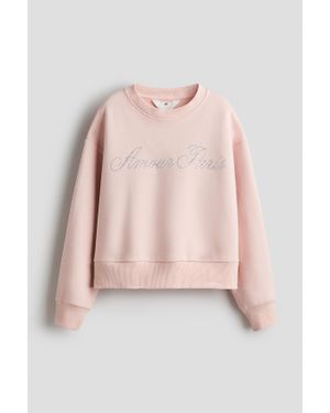 H&M Sweat Avec Motifs - Rose