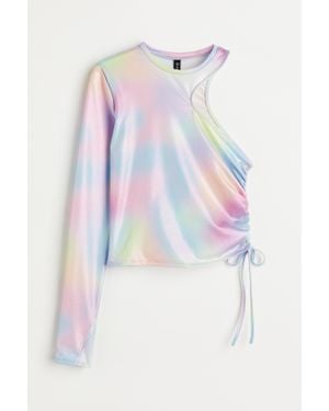 H&M Top Asymétrique - Blanc