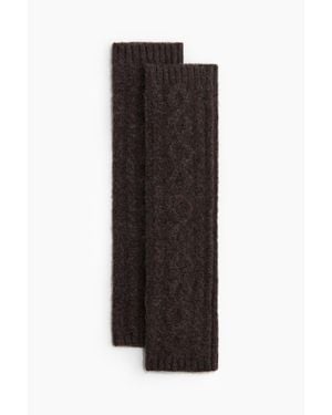 H&M Jambières en maille torsadée - Noir