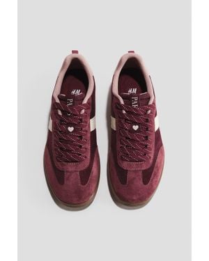 H&M Sneakers De Style Rétro - Rouge