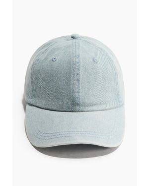 H&M Casquette En Twill De Coton - Bleu