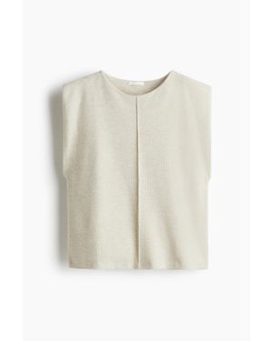 H&M Top En Maille - Blanc