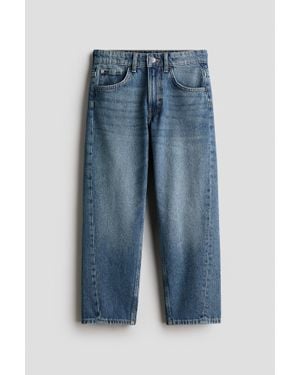 H&M Loose Fit Jeans - Bleu