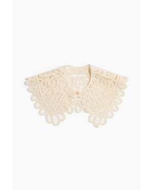 H&M Crochet-Look Collar - Blanc