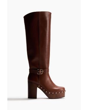 H&M Bottes De Hauteur Genou - Marron