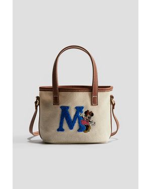 H&M Sac Shopping Avec Application - Bleu