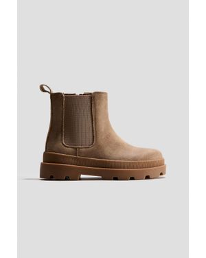 H&M Bottines Chelsea À Semelle Épaisse - Marron