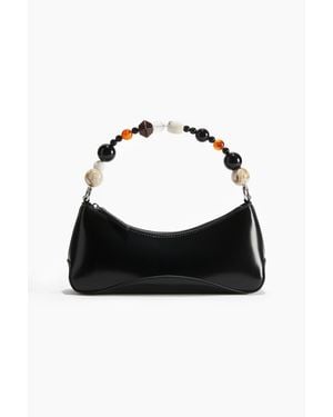 H&M Sac Avec Bandoulière En Perles Fantaisie - Noir