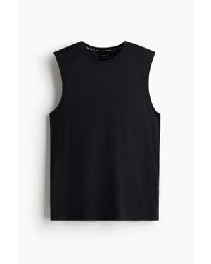 H&M Débardeur de sport Muscle Fit DryMoveTM - Noir
