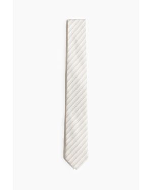 H&M Cravate À Motif - Blanc