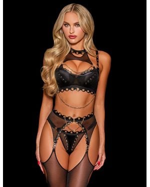 Honey Birdette Kali Bralette - Black