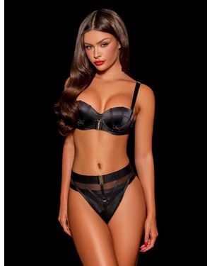 Honey Birdette Pammy Bra - Black