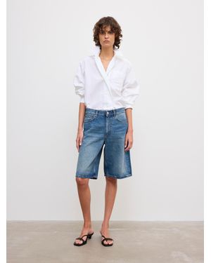 House of Dagmar Baggy Fit Shorts - Blue