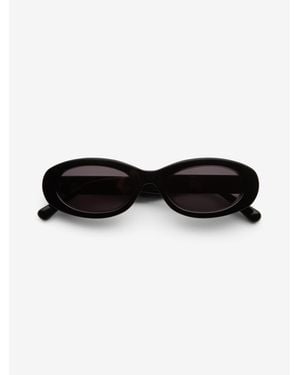 House of Dagmar Wide Oval Sunglasses - Black