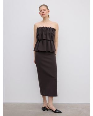 House of Dagmar Sculpted Slim Dress - Multicolour