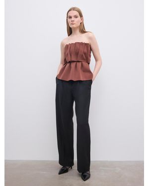 House of Dagmar Sculpted Tube Top - White
