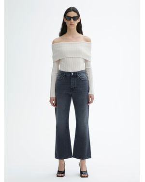 House of Dagmar Kick Flare Denim - Blue