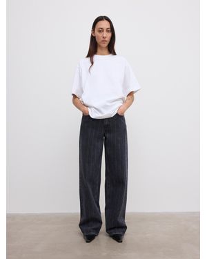 House of Dagmar Baggy Fit Denim - White