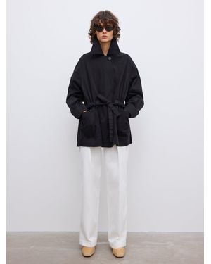 House of Dagmar Field Cotton Jacket - Black
