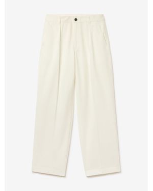 House of Dagmar Baggy Cotton Chino - White