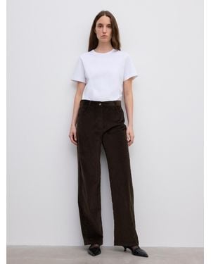 House of Dagmar Corduroy Trousers - White