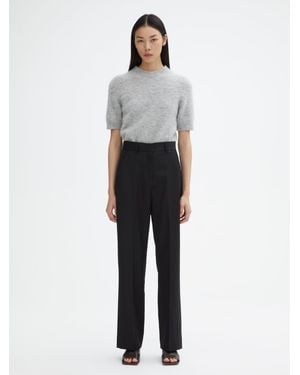 House of Dagmar Rose Wool Trousers - White