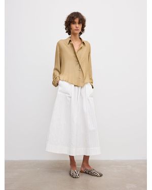 House of Dagmar Cropped Shirt - White