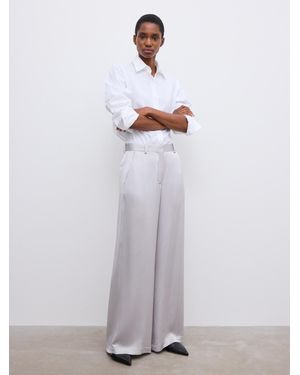 House of Dagmar Wide Leg Trousers - White