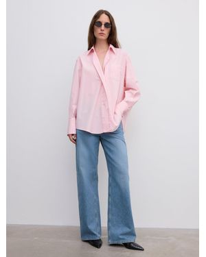 House of Dagmar Asymmetric Shirt - Pink